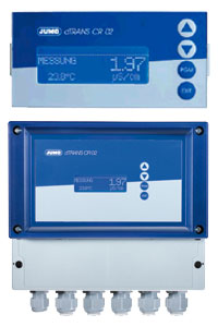 dtrans CR 02 - Analysinstrument / Regulator för konduktivitetsmätning och temperatur (202552) Typblad 202552 27 / 85 För konduktivitetsmätare Klartext presentation i display Valbart antal ut /