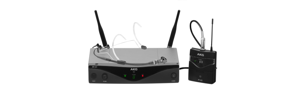 Trådlöst WMS 420 Kompletta set Prisvärda trådlösa mikrofonsystem. Mottagare med löstagbara antenner gör att de kan anslutas till externt antennsystem.