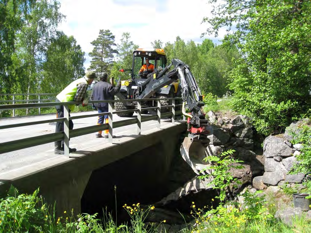 Biotopvård och byggande av vandringsväg i Sågkvarnsbäcken 2009 Juni till