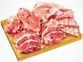 Allt vårt färsk kött är svenskt. det stycks och pketers på plts Brndon % LL;@=> H² ALQ!JGKK 49 färsk svensk ribbestek v sid med ben och svål v gris prov vildsvin i gryt och pnn!