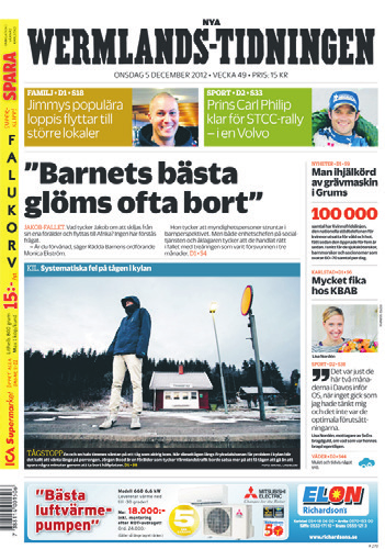 PAKETPRISER Dalslänningen 2015 6 Du når 233.000 läsare med ett samtal! Mixen är ett annonspaket där NWT-koncernens samtliga tidningar i Värmland och norra Dalsland ingår.