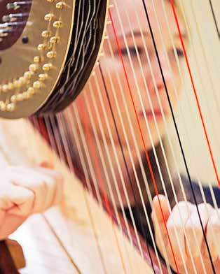 Harpa SYMFONIORKESTERINSTRUMENT Arbetet redovisas konsertant i någon av Musikhögskolans konsertlokaler vid offentliga konserter.