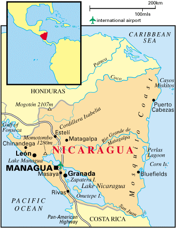 Nicaragua förblev dock spansk koloni tills dess att de frigjorde sig från Spanien år 1821 och istället anslöt sig till Förbundsrepubliken Centralamerika och några år senare 1838 blir Nicaragua en