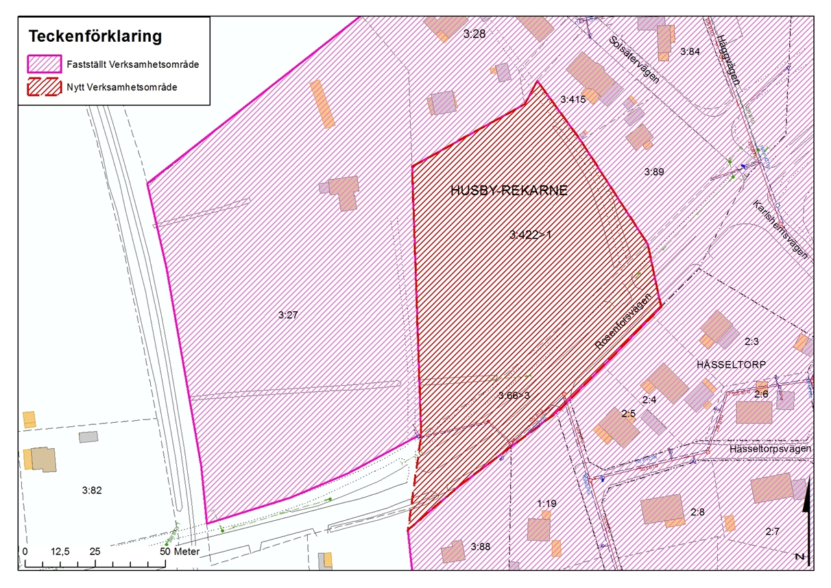 BESLUTSUNDERLAG Husby-Rekarne I området Husby-Rekarne planeras nya bostäder av en privat exploatör enligt en gällande detaljplan.