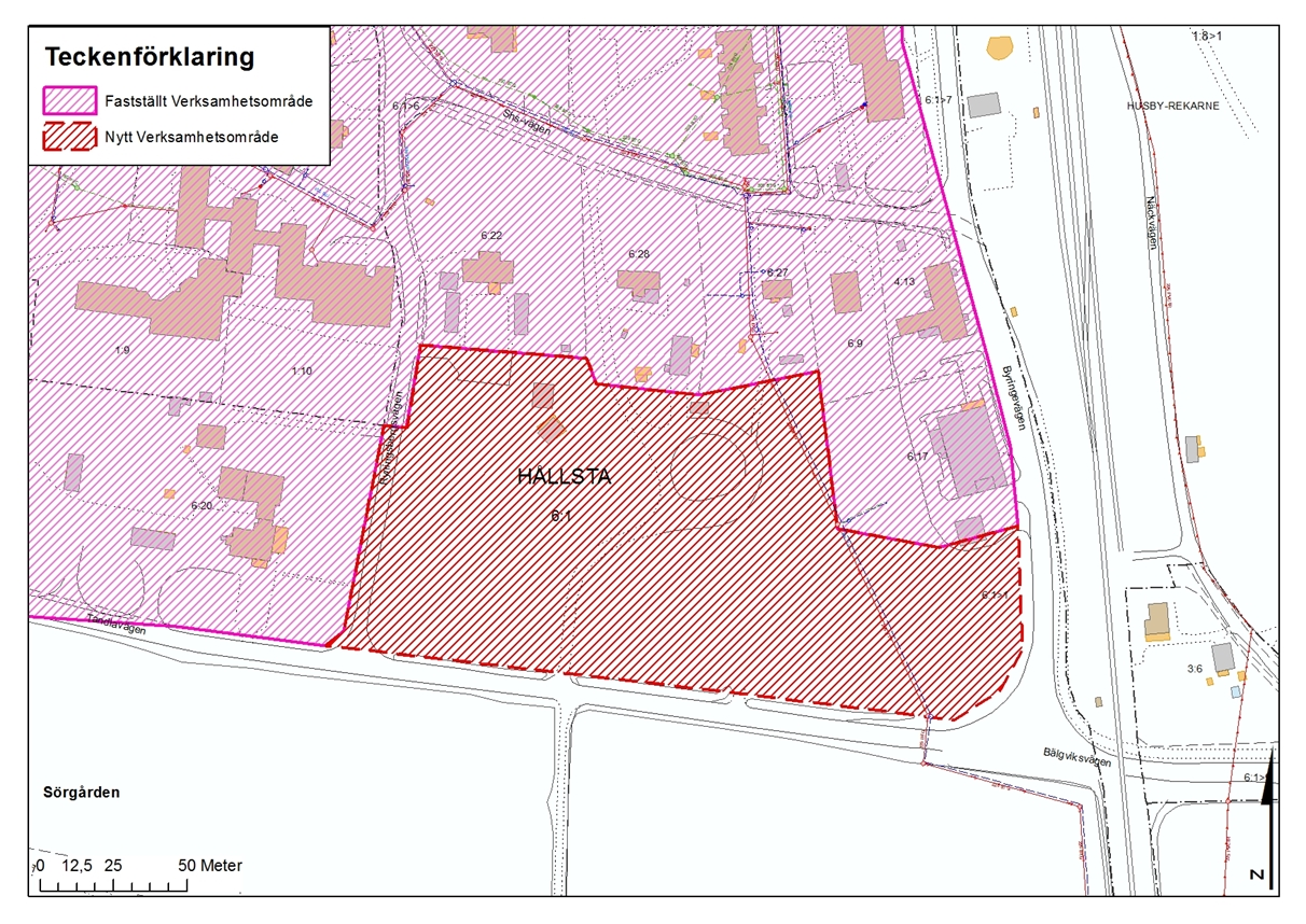 BESLUTSUNDERLAG 9 (26) Hållsta 6:1 I Hållsta finns en antagen detaljplan för nya bostäder.