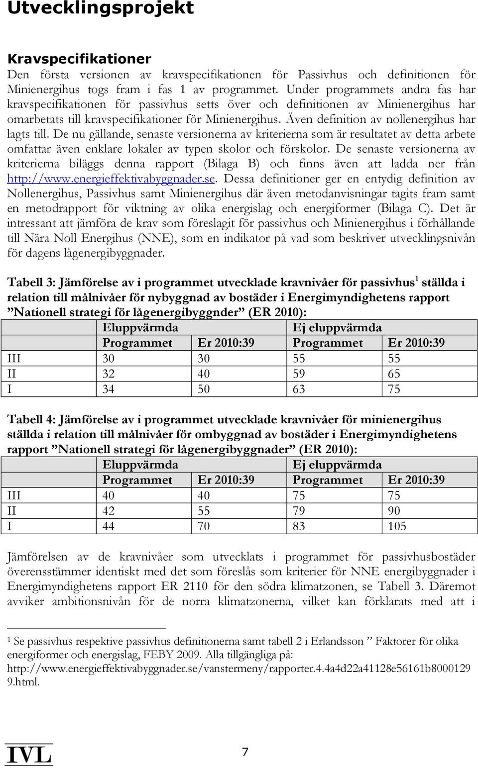 Även definition av nollenergihus har lagts till. De nu gällande, senaste versionerna av kriterierna som är resultatet av detta arbete omfattar även enklare lokaler av typen skolor och förskolor.