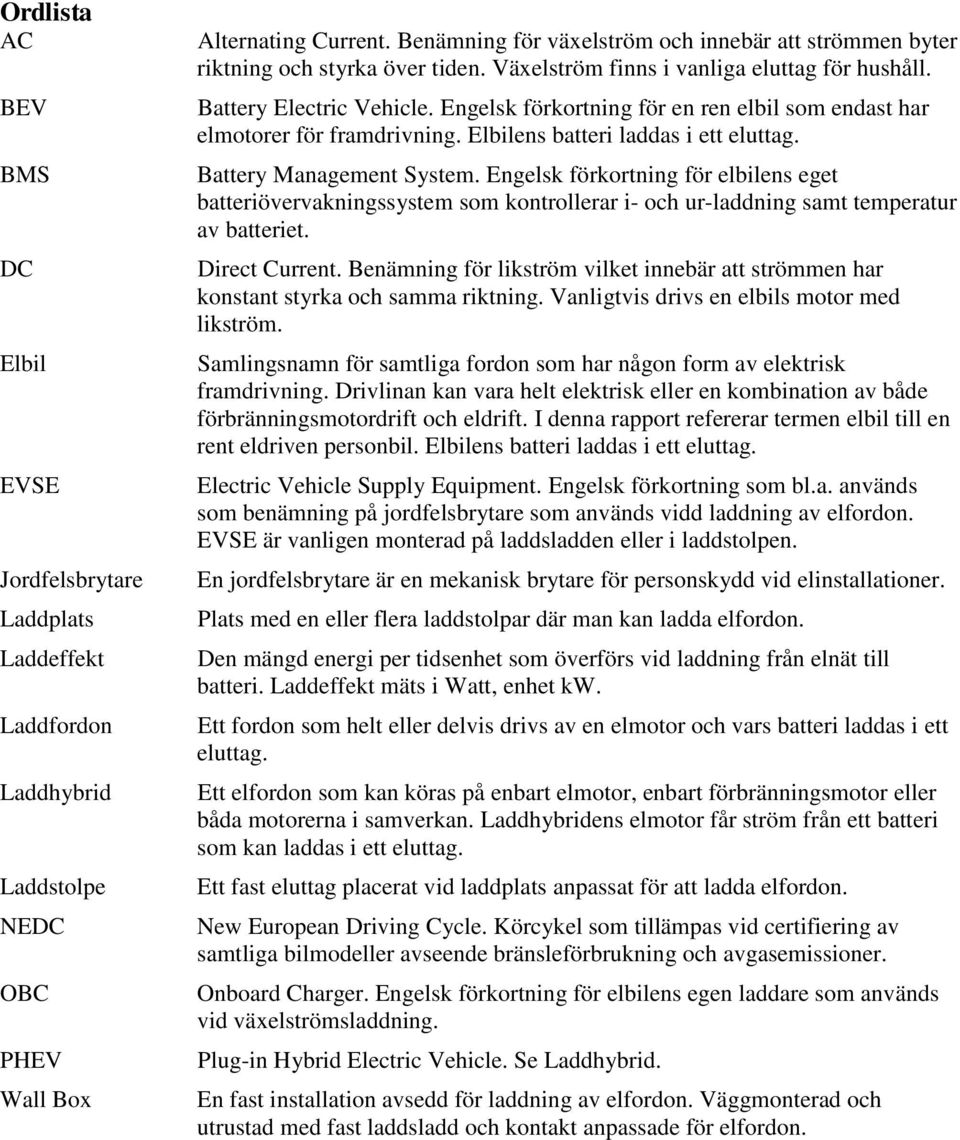 Engelsk förkortning för en ren elbil som endast har elmotorer för framdrivning. Elbilens batteri laddas i ett eluttag. Battery Management System.