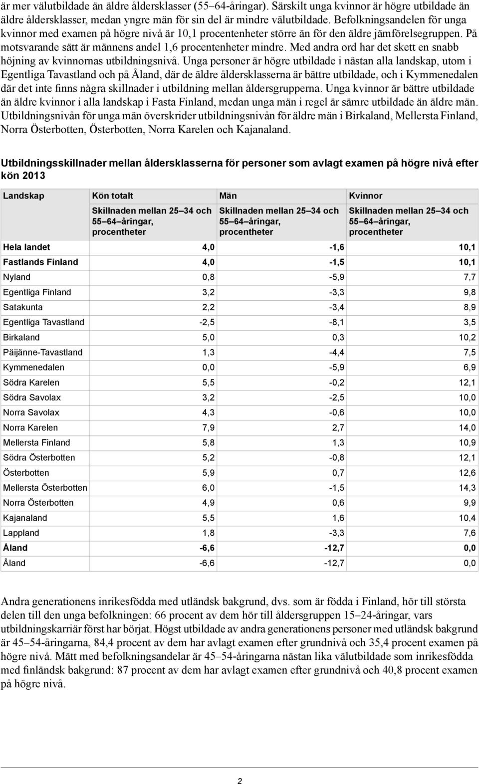 Med andra ord har det skett en snabb höjning av kvinnornas utbildningsnivå.