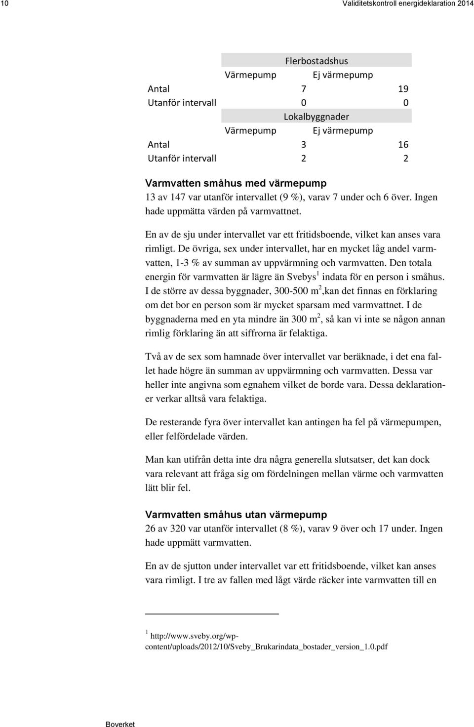 En av de sju under intervallet var ett fritidsboende, vilket kan anses vara rimligt.