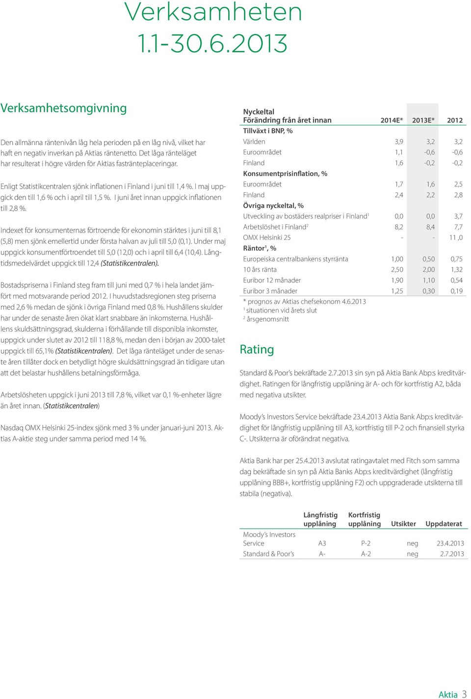 I maj uppgick den till 1,6 % och i april till 1,5 %. I juni året innan uppgick inflationen till 2,8 %.