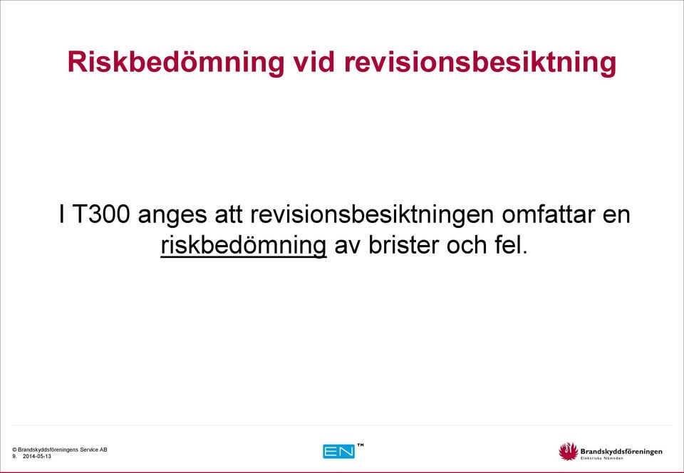 att revisionsbesiktningen