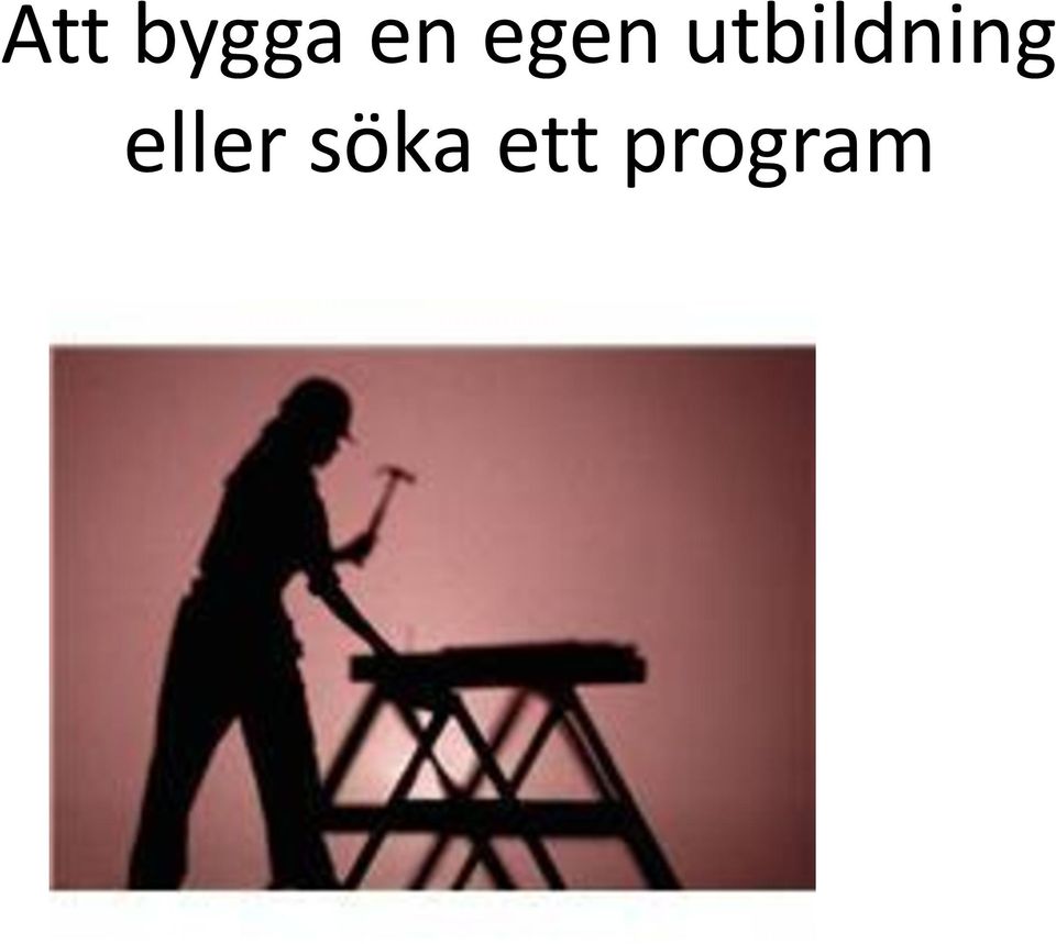 utbildning