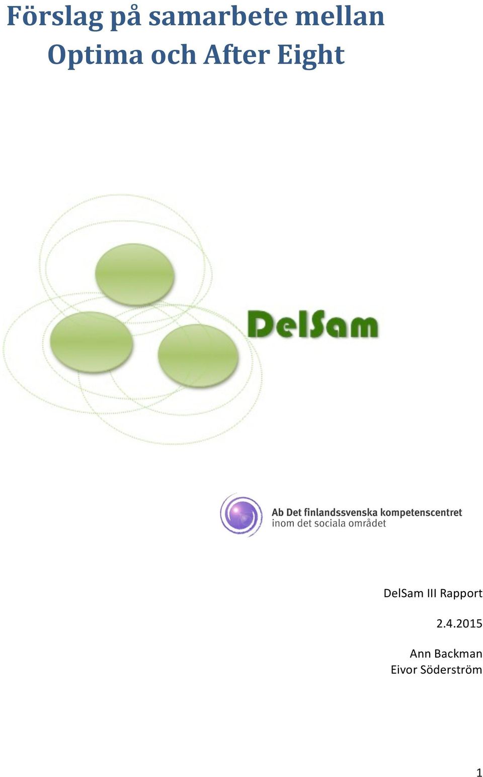 DelSam III Rapport 2.4.