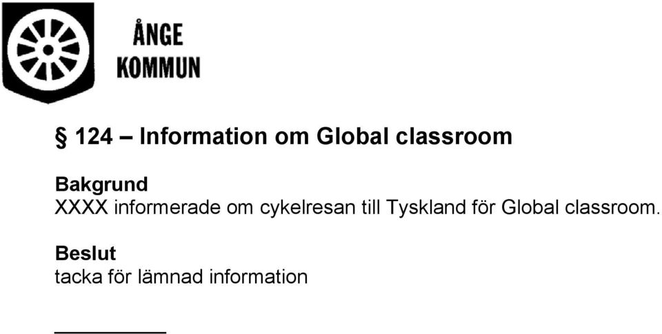 cykelresan till Tyskland för Global