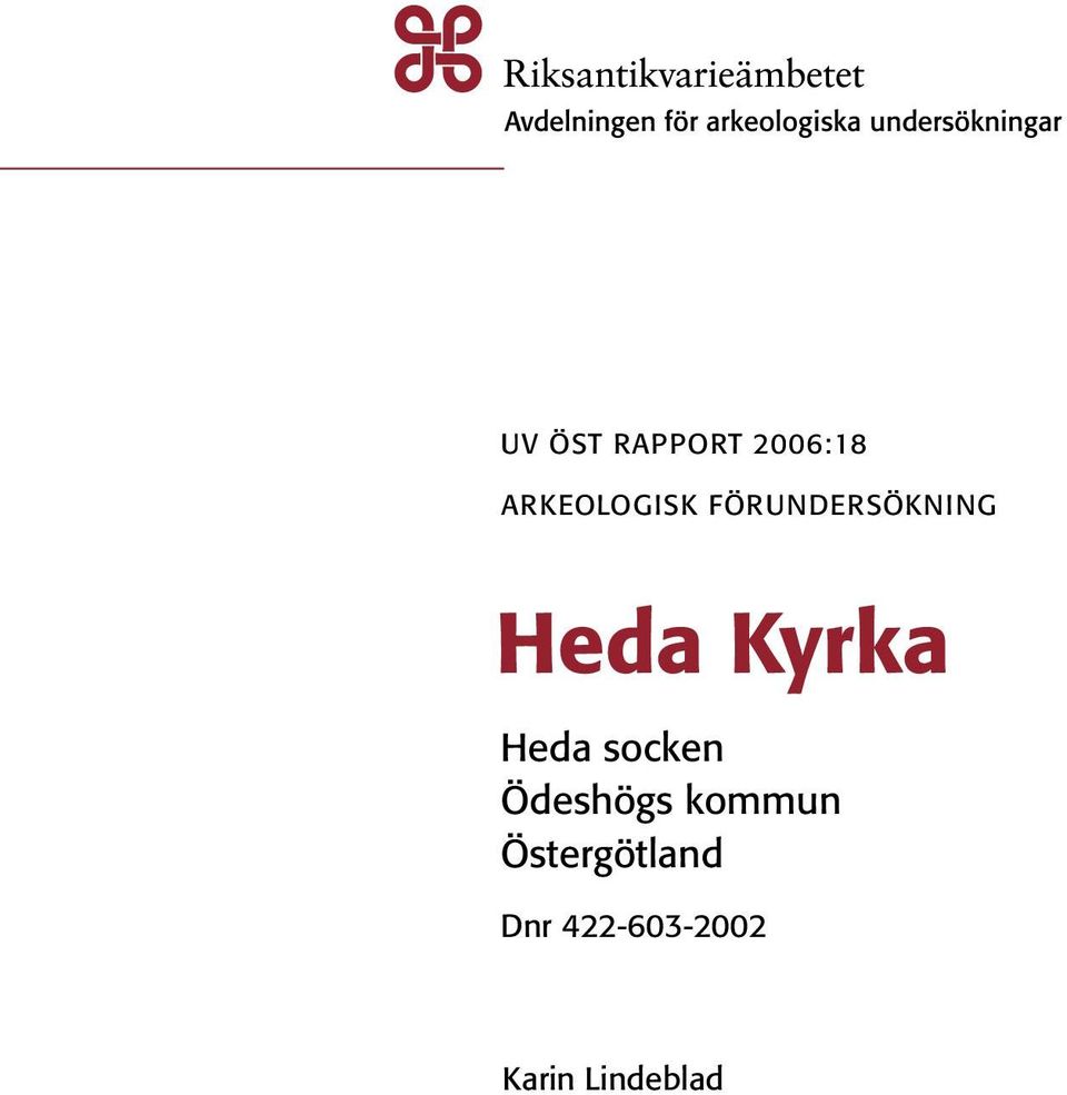 Kyrka Heda socken Ödeshögs kommun