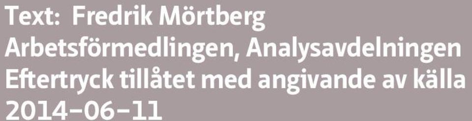 Analysavdelningen Eftertryck