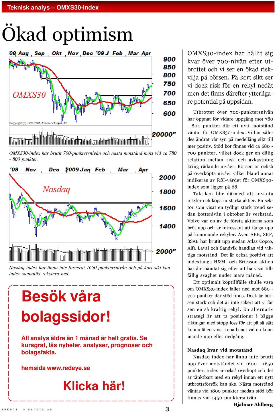 Nasdaq-index har ännu inte forcerat 1650-punktersnivån och på kort sikt kan index sannolikt rekylera ned. Besök våra bolagssidor! All analys äldre än 1 månad är helt gratis.