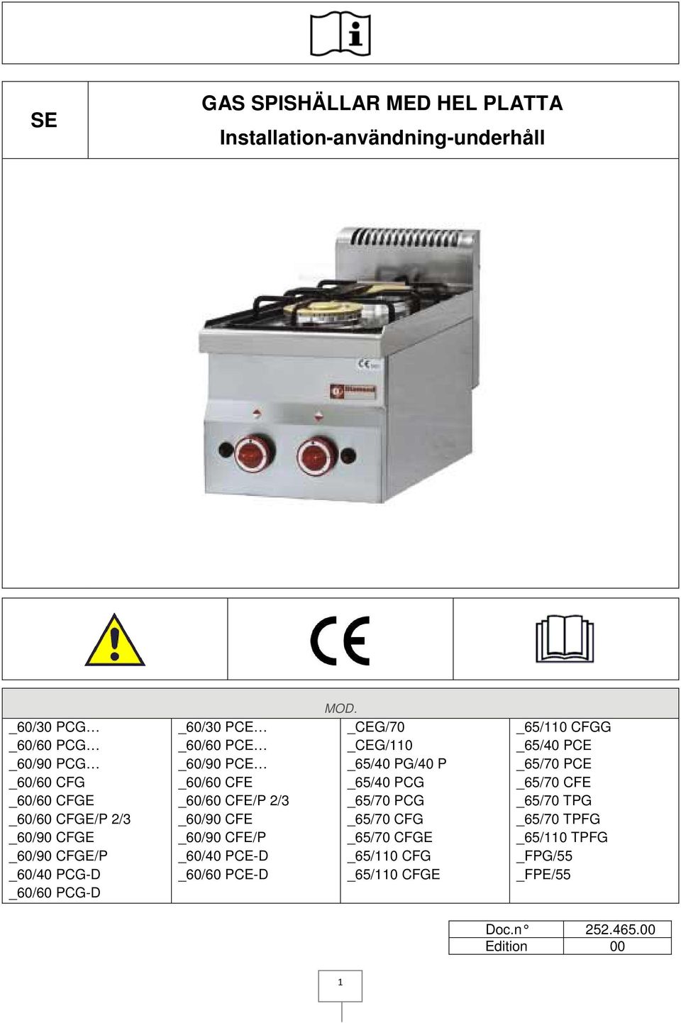 _60/90 CFE/P _60/40 PCE-D _60/60 PCE-D MOD.