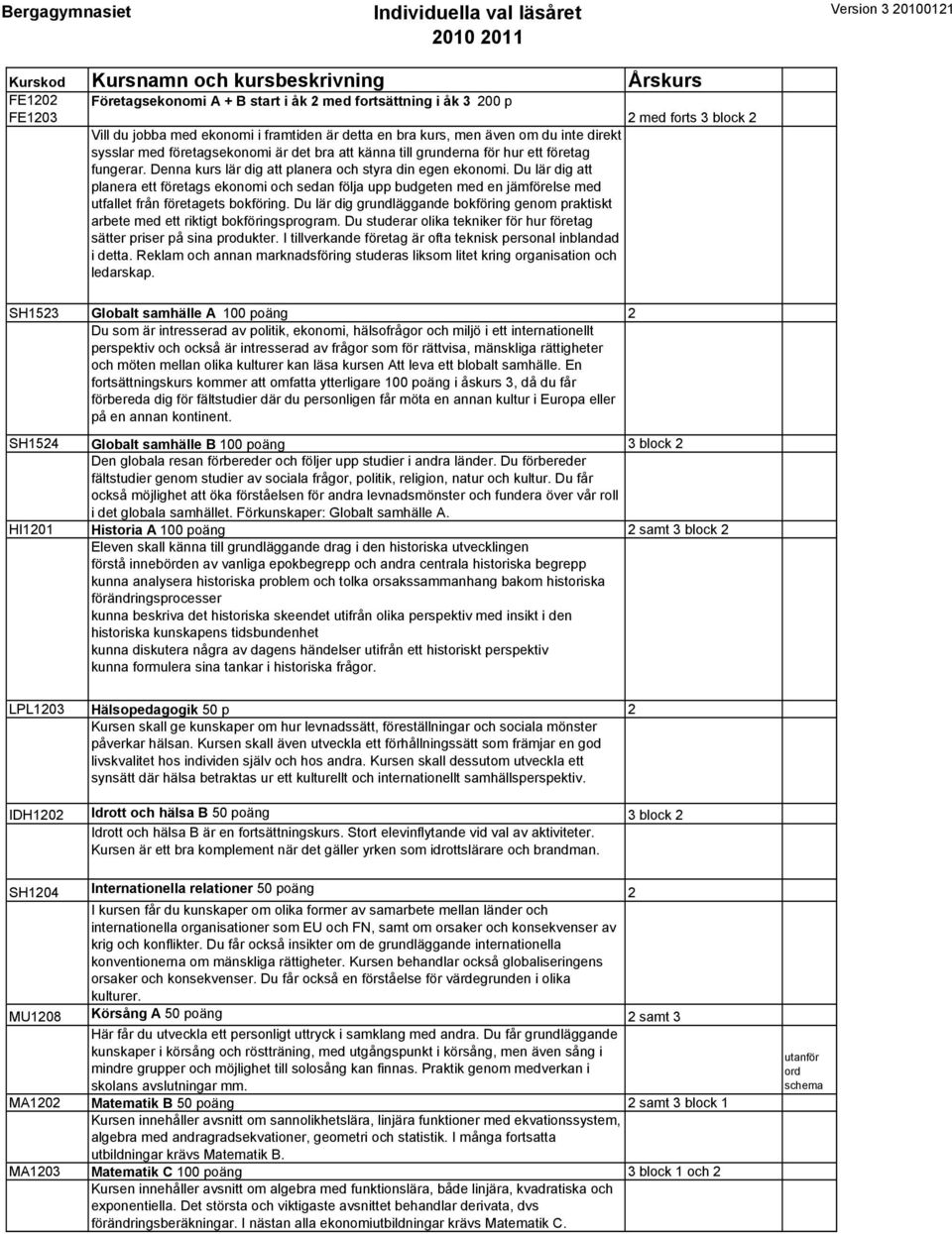 Du lär dig att planera ett företags ekonomi och sedan följa upp budgeten med en jämförelse med utfallet från företagets bokföring.