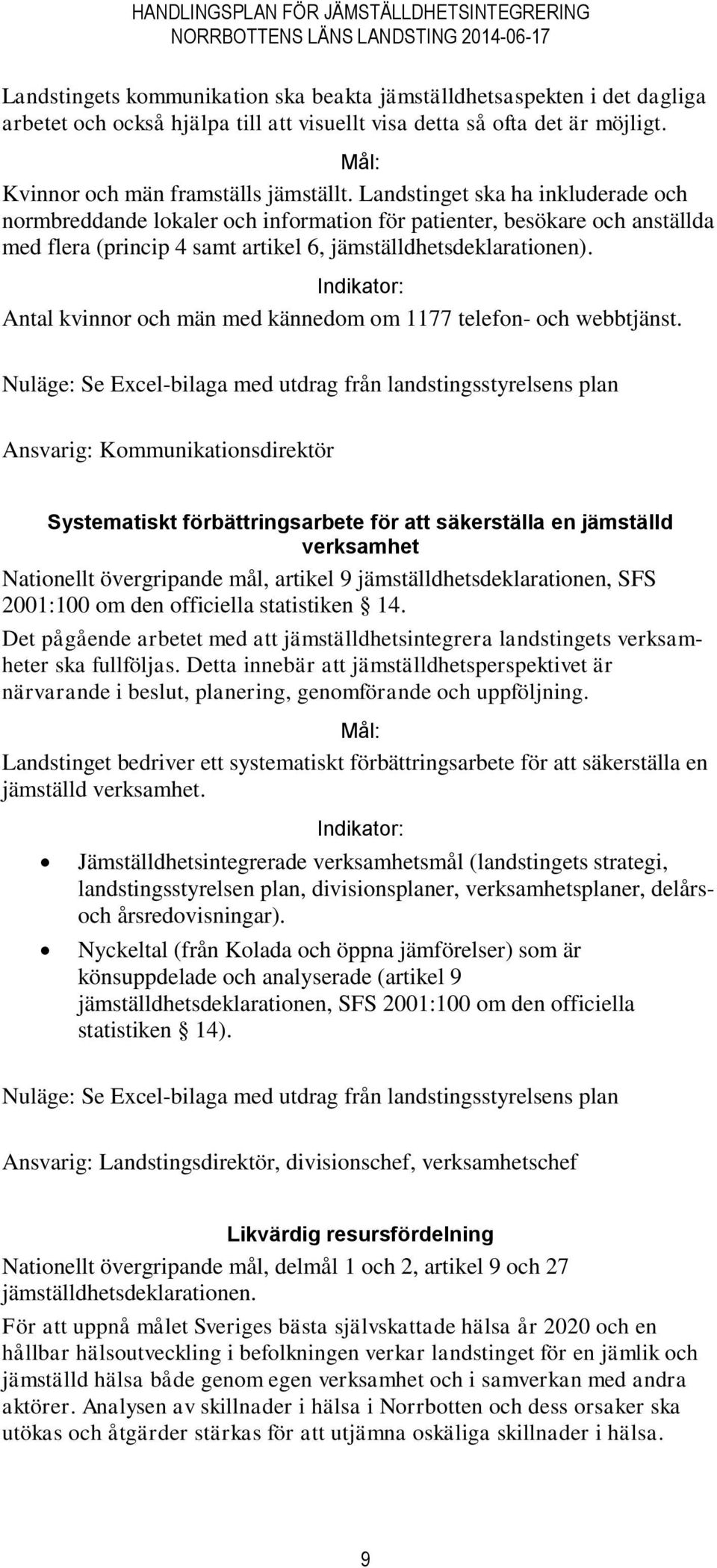 Indikator: Antal kvinnor och män med kännedom om 1177 telefon- och webbtjänst.