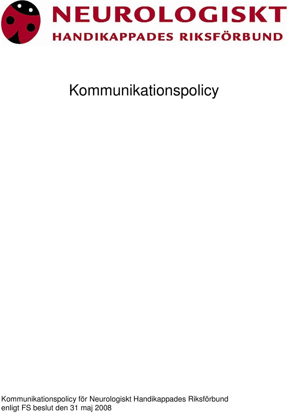 Handikappades Riksförbund