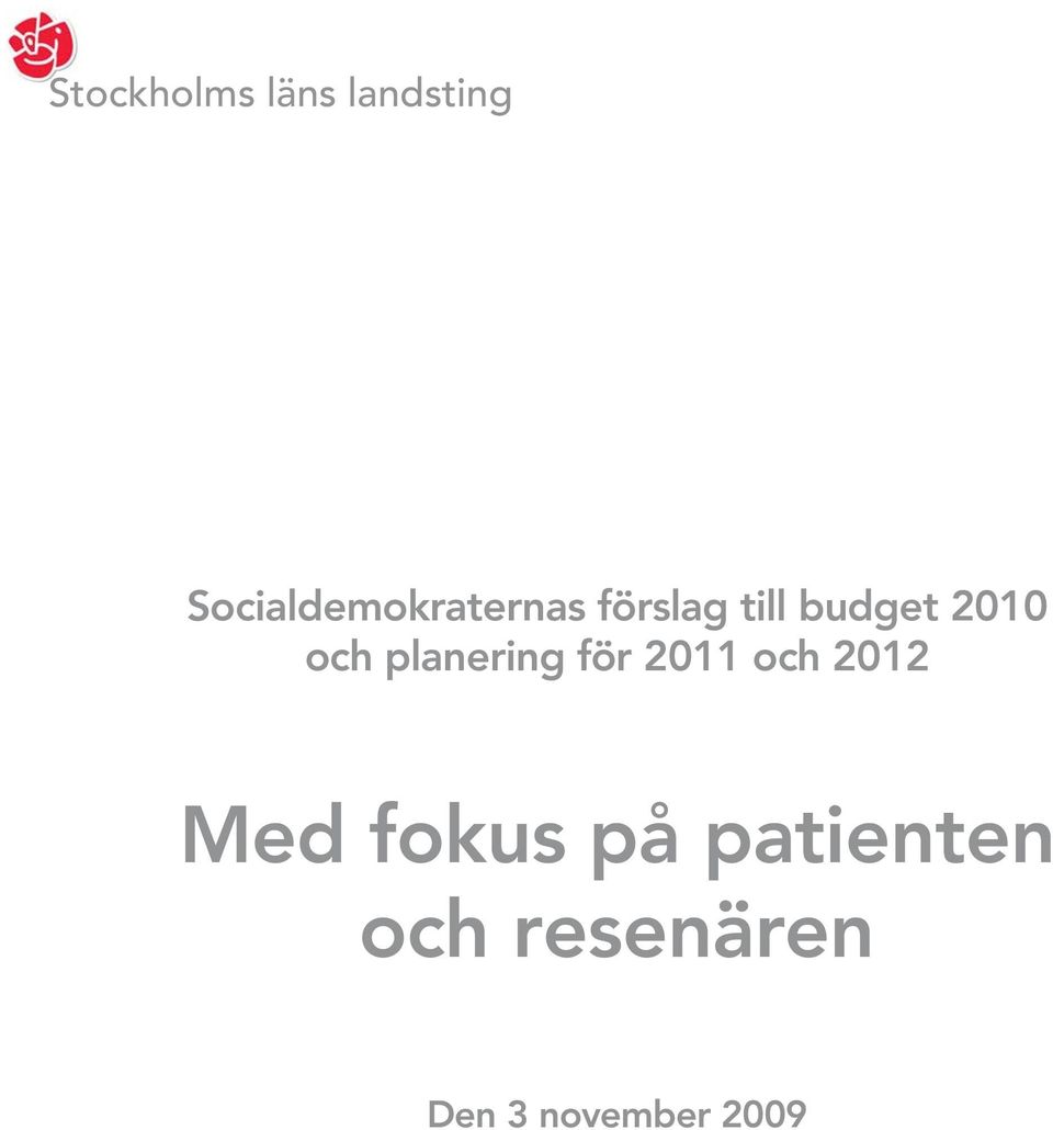 2010 och planering för 2011 och 2012