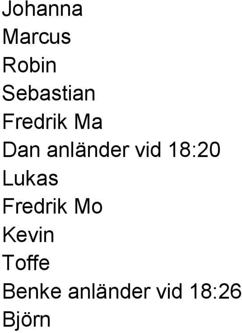 18:20 Lukas Fredrik Mo Kevin