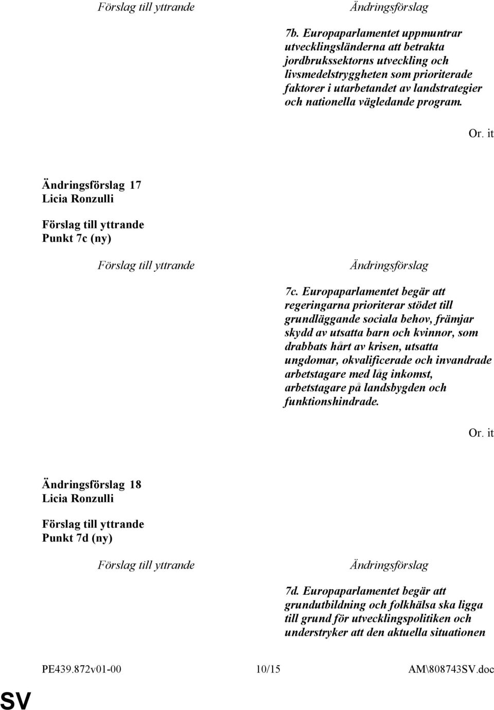 Europaparlamentet begär att regeringarna prioriterar stödet till grundläggande sociala behov, främjar skydd av utsatta barn och kvinnor, som drabbats hårt av krisen, utsatta ungdomar,