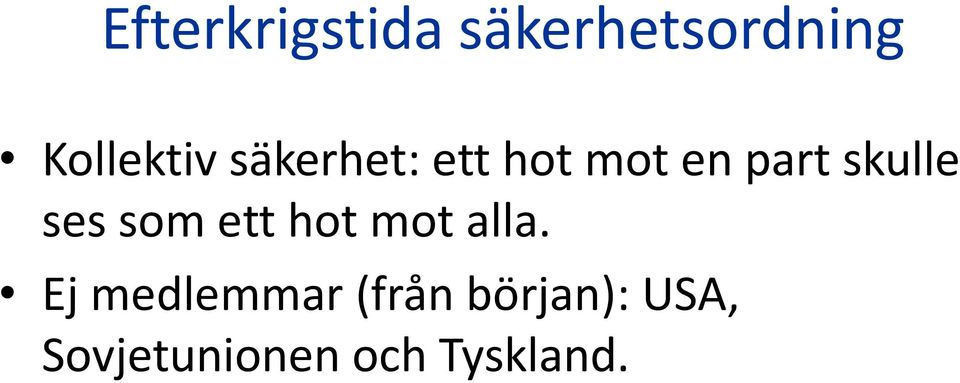 som ett hot mot alla.