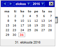 31.8.2016 5(10) Avslutande av personers förtroendeuppdrag På Förtroendeuppdrag sidan väljs den person vars förtroendeuppdrag ska antecknas som avslutad.