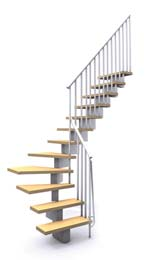 Oak90 / faktablad Oak90 består av 1 trappsteg med 1 steghöjder och räcke på en sida. Stegen, kompletta med räcke, är 0, 80 eller 90 cm breda.