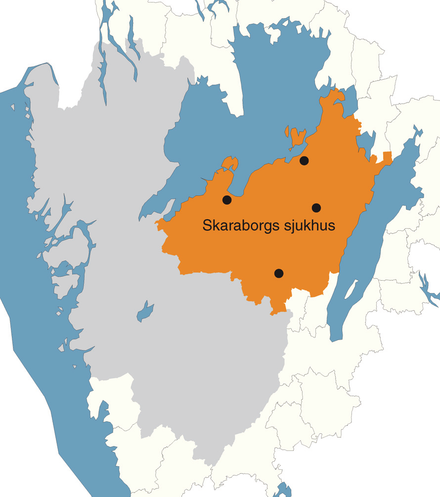 138 Skaraborgs sjukhus SkaS Uppdraget för sjukhuset är att tillgodose behovet av specialiserad vård för invånarna i regionen.