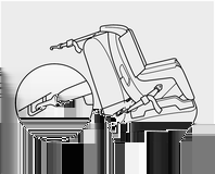 52 Stolar, säkerhetsfunktioner Se upp Stora bakåtvända bilbarnstolar kanske inte är lämpliga att installera. Kontakta din återförsäljare om lämpliga barnsäkerhetssystem.
