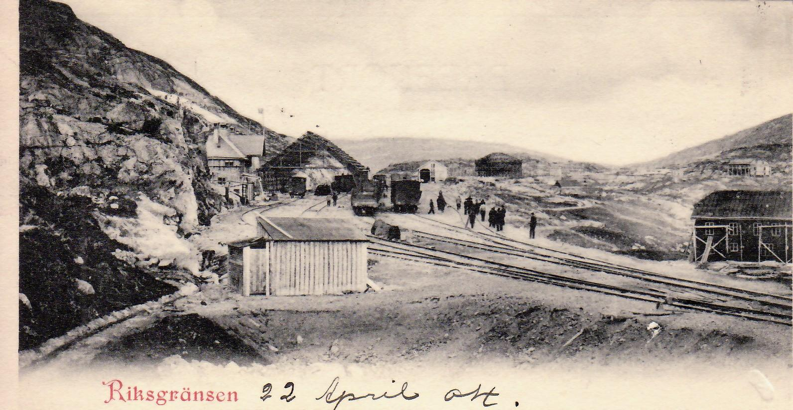 Riksgränsen 1902 husen inte