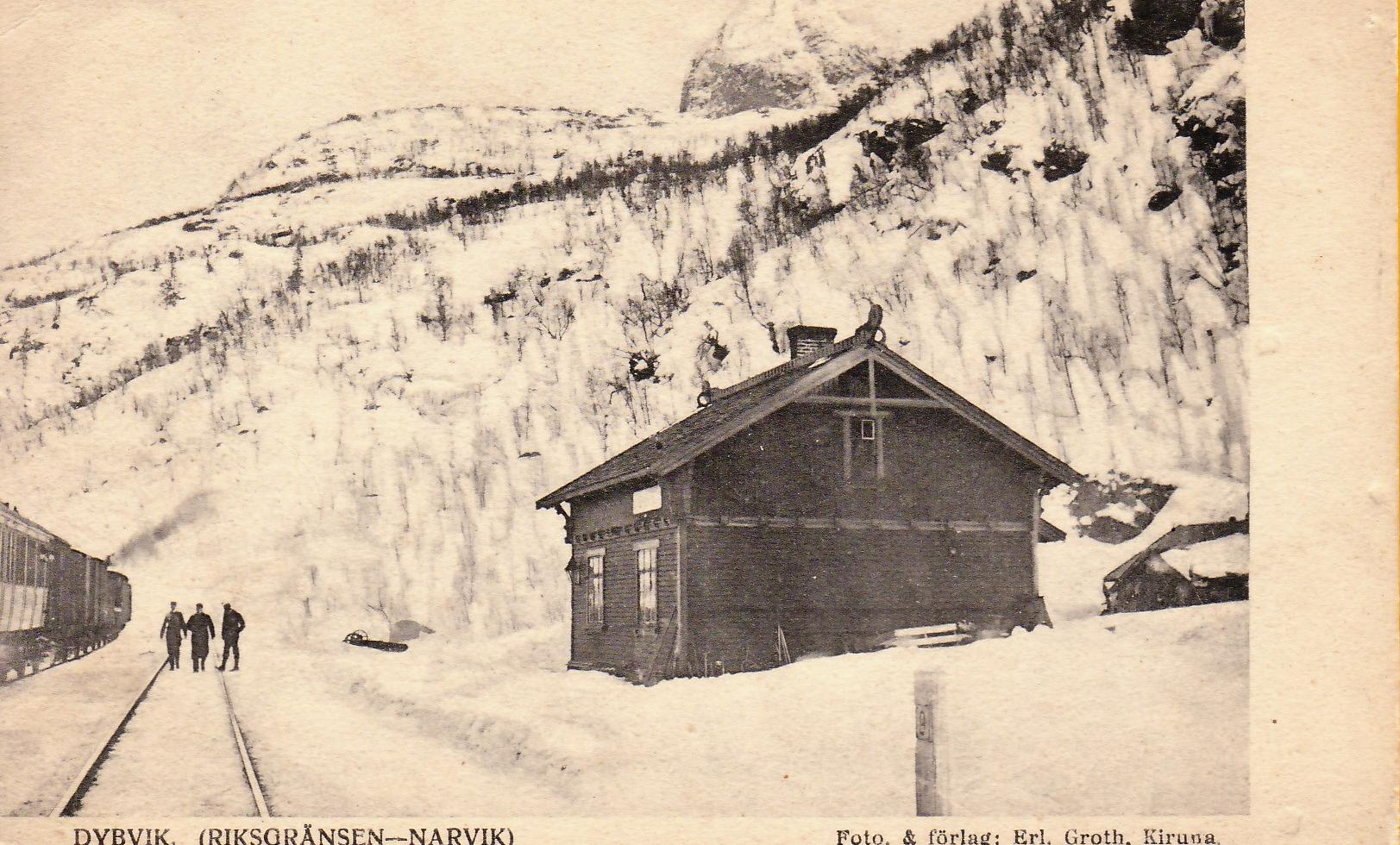 DYBVIK järnvägsstation Rälsen