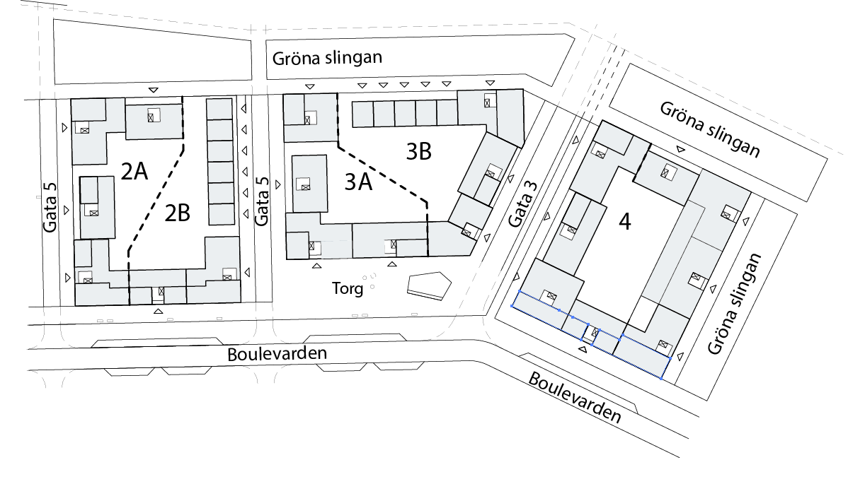 Stadsbild och arkitektur STADSBILD OCH ARKITEKTUR Täby park föreslås utformas som en varierad och tät stad.