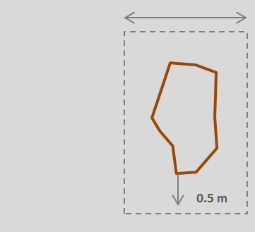 GC-VÄGAR OCH TROTTOARER Vid återställning av gång- och cykelvägar eller gångbanor gäller: Om mer än halva bredden tagits i anspråk skall hela bredden regleras i hela dess längdriktning.