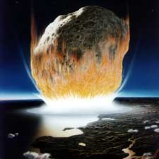 Lösning 40: Planetsystem är farliga Nedslag av asteroider och kometer Global