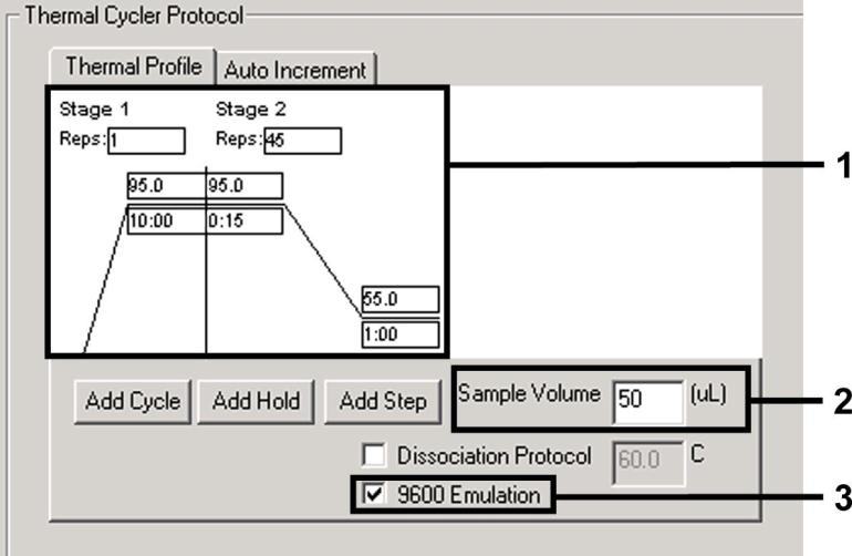 För att skapa en temperaturprofil byter du från nivån Setup (Inställning) till nivån Instrument (Instrument) i programvaran.