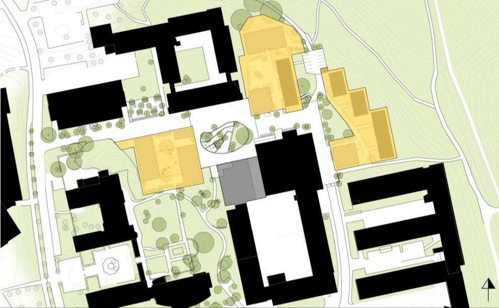 SID 31 (32) Fastighetsbildning Detaljplanen möjliggör avstyckning från Norra Djurgården 1:1 och 1:49 av fastigheter för studentbostäder inom områdena 1, 2 och 3 på bild nedan.