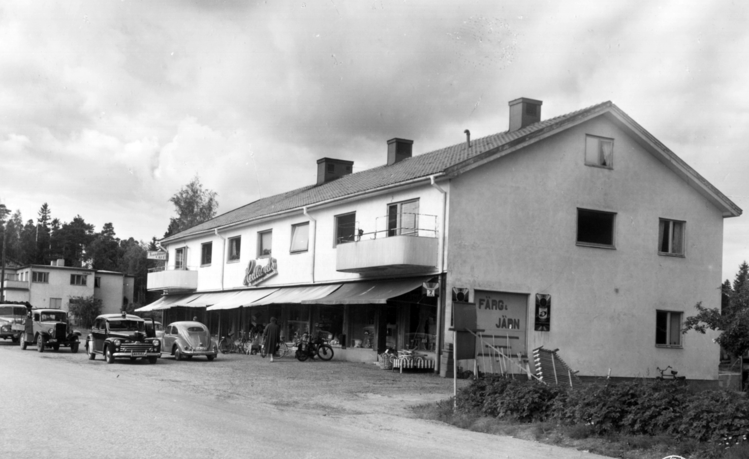 Hedlunds på Tungelstavägen i Västerhaninge, här finns nu ICA.