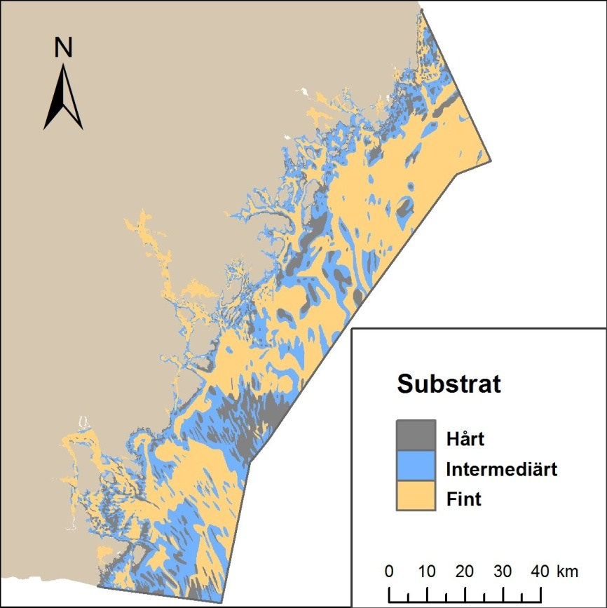 undersökning) ytsubstratklassning av maringeologisk information.