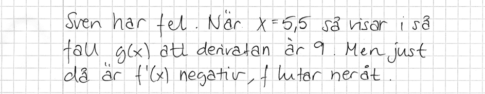 Uppg. Bedömningsanvisningar Poäng 15. Max 0/2 Godtagbar ansats, t.ex.