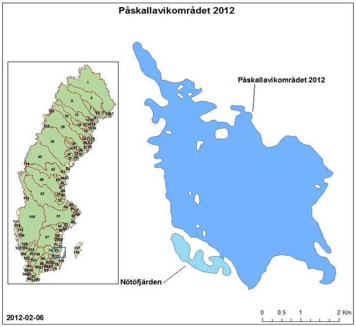 6.1.6 Havsområden Under 2011 har havsområden justerats enligt vattenmyndigheternas önskemål. Vissa har delats och andra har blivit sammanslagna.