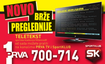 95 Serbia Superliga Ut P N I GD:GP B 1. PO Vojvodina 16 13 1 2 478:410 27 2. PO Dinamo 16 12 1 3 440:384 25 3. PO Crvena zvezda 16 12 1 3 480:433 25 4. PO Spartak Vojput 16 10 1 5 422:365 21 5.