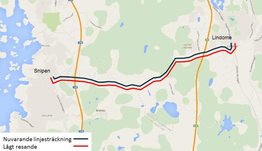 Objekt 21: Linje 767, Snipen-Lindome Linje 767 trafikerar sträckan Snipen-Lindome med 10 dubbelturer per vardag.