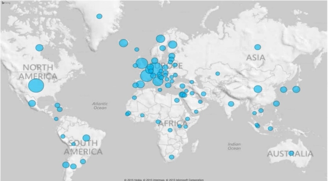 Diagram 2. Antal ansökningar respektive antal beslutade ateljéstipendier och bidrag till resor och internationellt kulturutbyte 2006-2014.