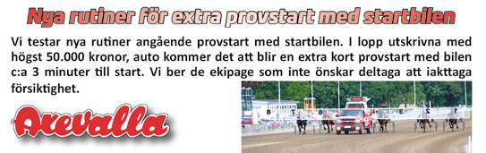 :0 b Svensk Travsports Grundserie --åriga svenska.000 -.000 kr. 0 m. Autostart. Pris: 0.000-.000-0.000-.00-.00-.000-.000-.000 ( priser) Hederspris till segrande hästs ägare.