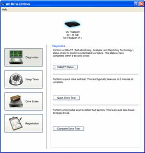 5. I dialogrutan Custom Setup (Anpassad installation): a. Välj ett programnamn för att se en kort beskrivning av programmet: WD Drive Utilities WD Security WD SmartWare b.