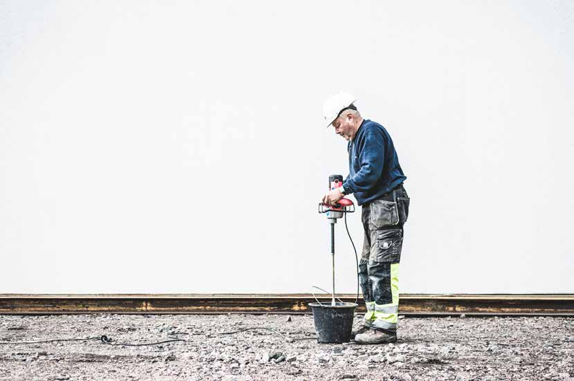 VI BYER I BETON - DET KÄNNS TRYT. Brf Linneas utsikt kommer att uppföras med en stomme helt av betong med en isolering bestående av cellplast.